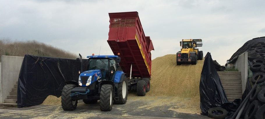 Mais inkuilen | Agrarisch Loonwerk